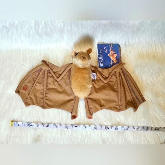 NEW VINTAGE RARE Stellaluna Velcro Wings 1994 Janell Cannon Book Character - Picture 10 of 14